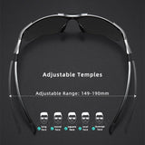 CLLOIO Top Quality Aluminum Polarized Photochromic Sunglasses Men