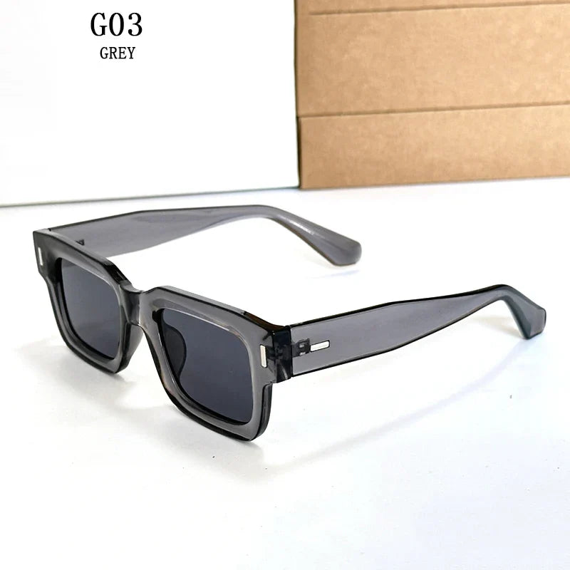 2024 New Square Sunglasses For Men Vintage Fashion