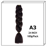 24Inch Synthetic Long Jumbo Ombre Braiding Hair For
