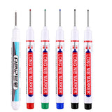 6Pcs/Set 20mm Deep Hole Long Nib Head Markers