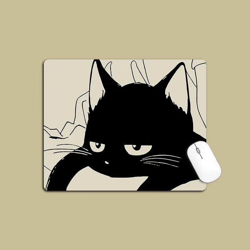 Mouse Mat Cat Mause Pad Cute Cartoon Gaming