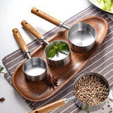 8Pcs Kitchen Baking Tools Stainless Steel Measuring Cups