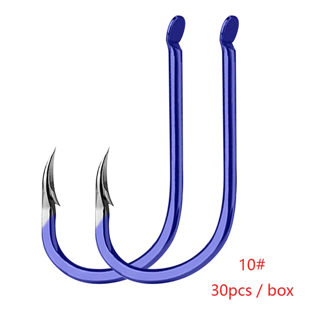 30 Pcs Fishhook Easy To Use Fishing Tackle