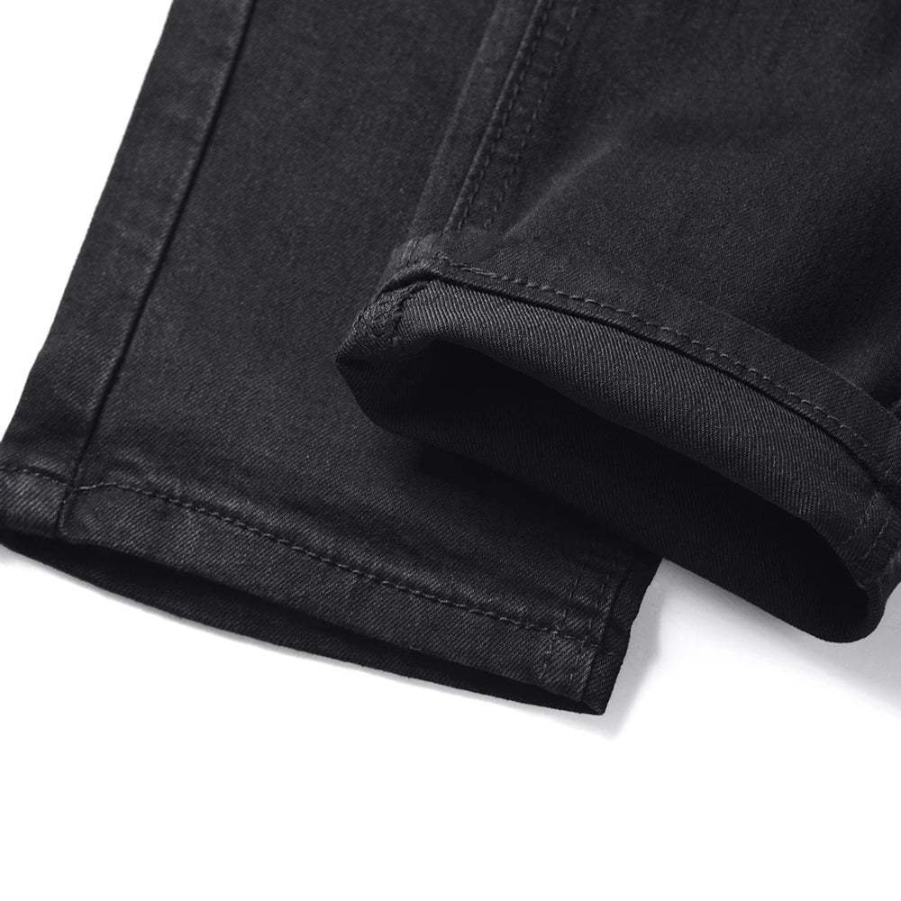Skinny Jeans Mens Y2k Streetwear Summer Stretch Taper