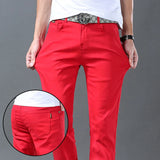 New Men's Pants Trend Temperament Casual Denim Jeans