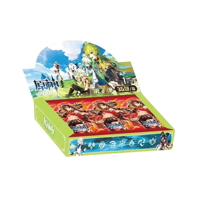 Genshin Impact Cards Anime TCG Game Collection Pack
