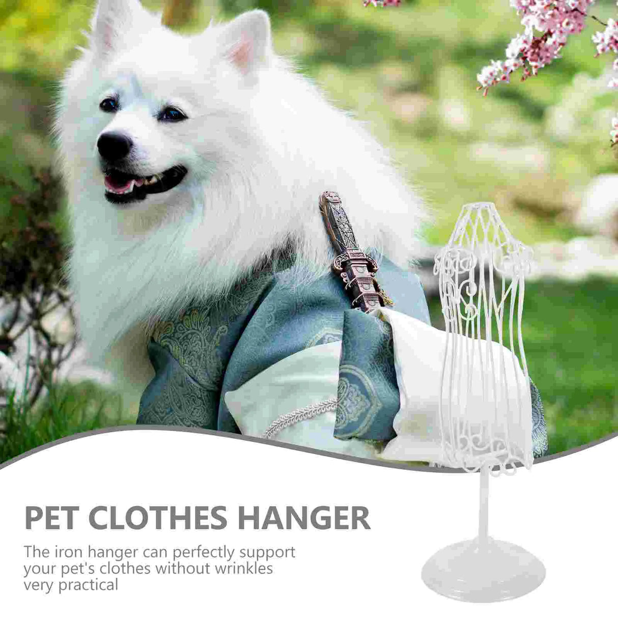 Iron Mannequin Stand Puppy Coat Hanging Rack Miniature