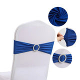 20 Pieces Polyester Spandex Chair Sashes Bands Stretch