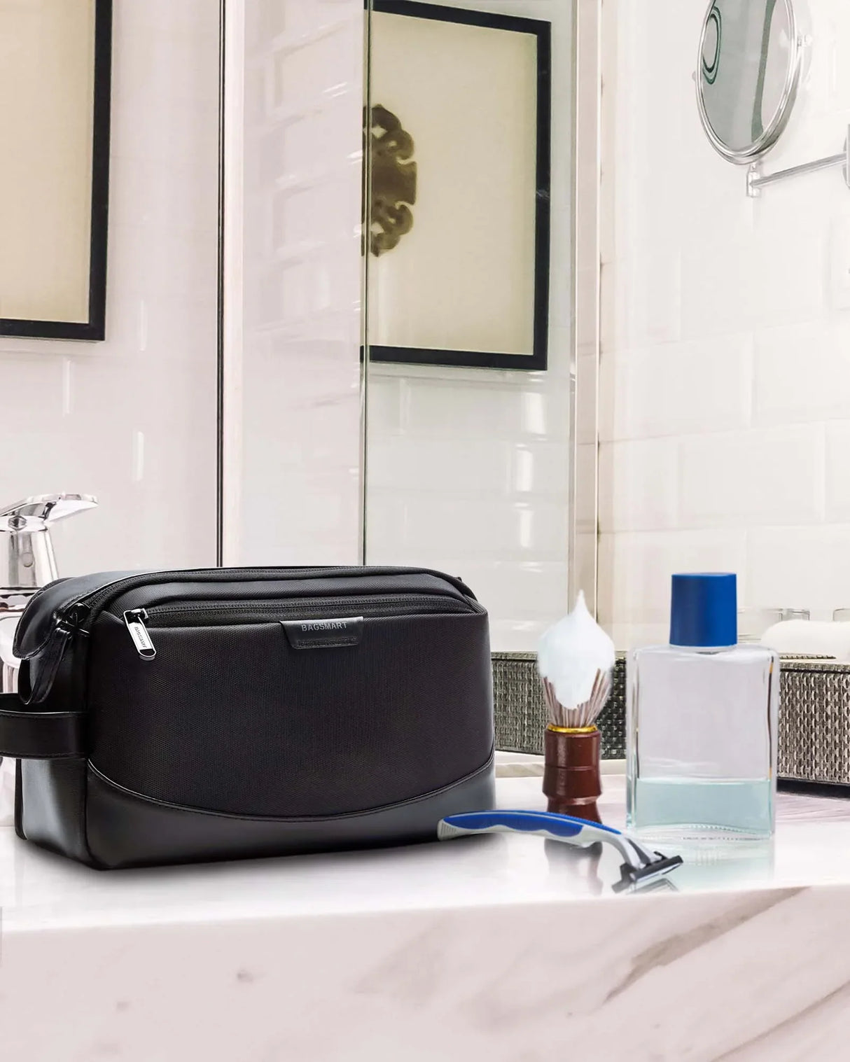 Men's Toiletry Bag BAGSMART Large Toiletry Organizer Dopp