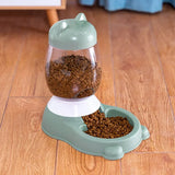 2.2/2.5L Dog Food Water Bowl Automatic Feeder Dispenser