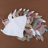 Pure Cotton Muslin Baby Bib Cute Goose Sleeping