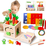 8 In 1 Montessori Permanence Box Carrots Toys