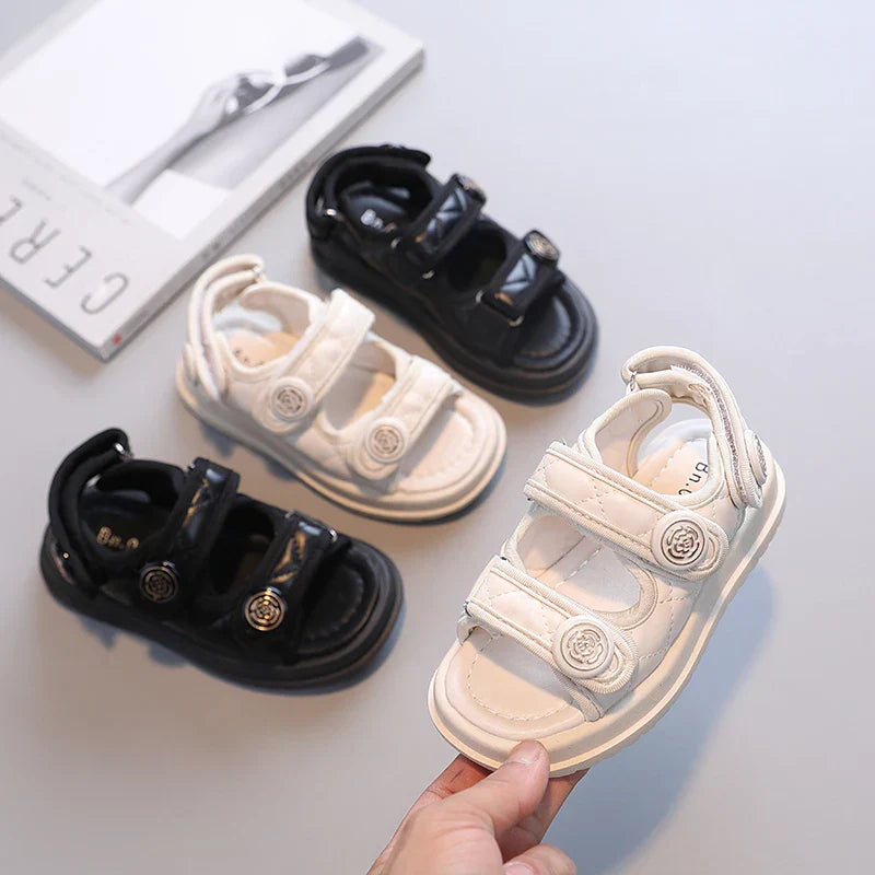 2023 Children Summer Sandals Chic Girls Casual Sandals