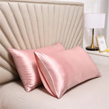 2pcs Silk Pillowcase Children's Winter Anti-static Soft Pillow