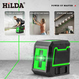 HILDA 2 Lines Laser Level Self-Leveling Horizontal And