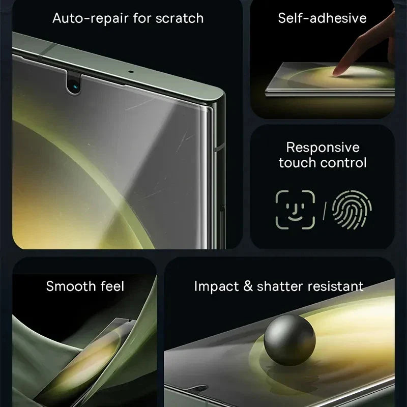 Privacy or HD Tempered Glass For Samsung Galaxy