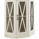 Wash Grey Corner Bar Unit 73" With Built-in