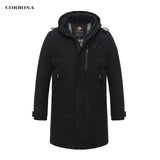 CORBONA 2023 New Men Winter Jacket Oversized Warm