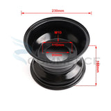 Black 8 inch Front or Rear wheel Hub