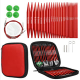 2024 New Circular Knitting Needles Sets Aluminum 26PCS