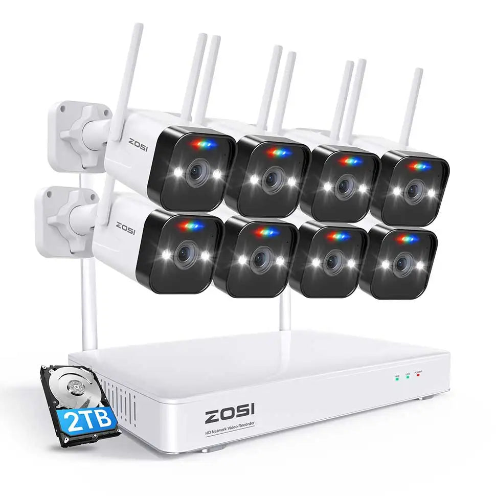 ZOSI 8CH Mesh WiFi Video Surveillance System 3MP