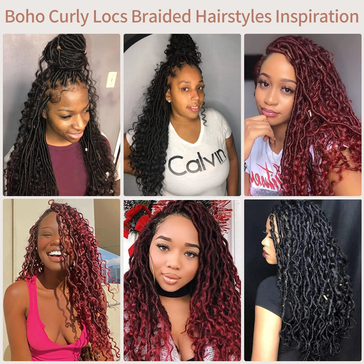 kalyss 32" Square Knotless Locs Briaded Wigs Full