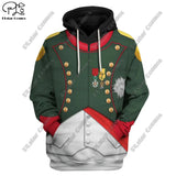Infantry French Noble Soldier Uniform 3D Printed Hoodie