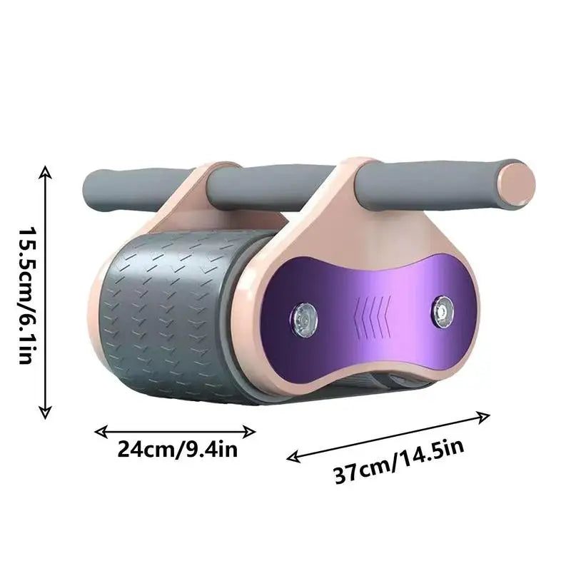 Automatic Rebound Ab Roller Wheel Double Wheel Ab