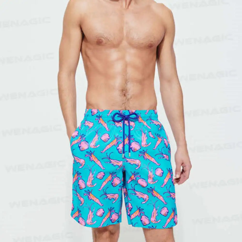 New Summer Men Swimwear Swim Trunks Beach Board