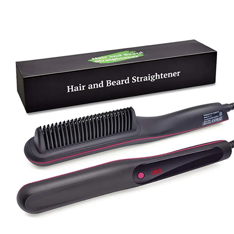 Hair Straightening Comb Anti-Scald Smooth Frizzy Hair Fast