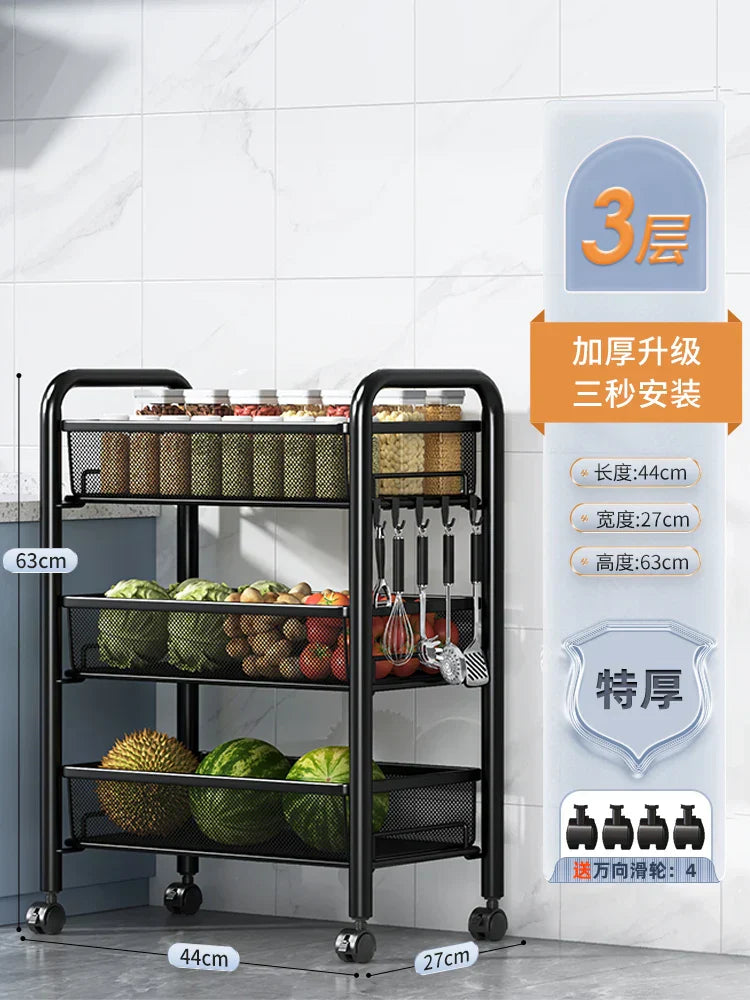 Food Truck Partitions Trolley Storage Utility Grocery Basket