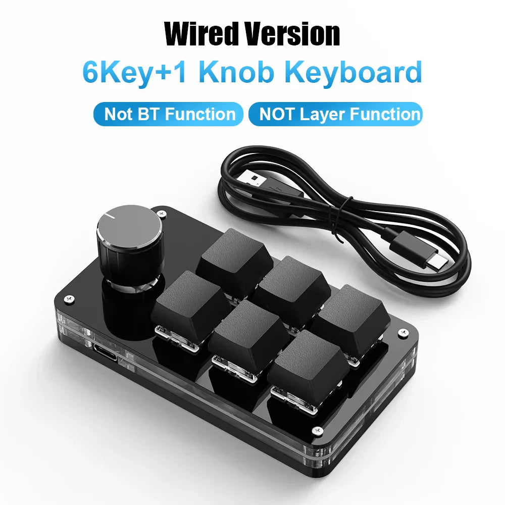Programming Macro Custom Knob Keyboard RGB 3 Key
