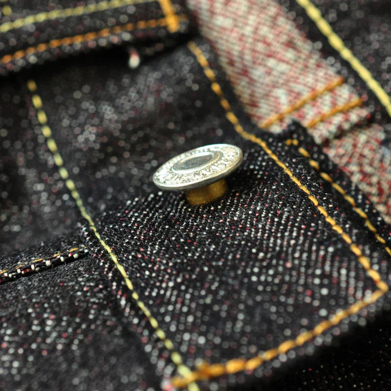 Saucezhan EX315XX-BO-Fire Jeans for Men Furinkazan Selvedge Jeans