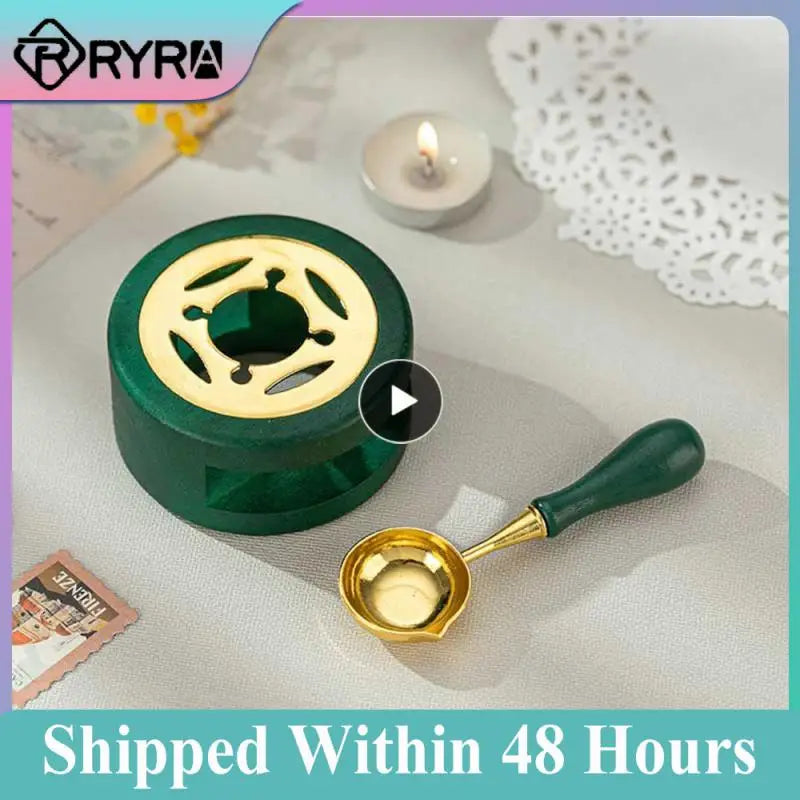Wood Stove Seal Spoon Decoration Gift DIY Craft