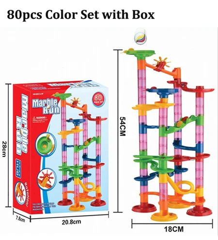 Marble Run Building Block Marbles Slide Toys Children