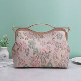 Chic Lay Flowers Bag Chain Pink Wedding Fringe