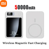 Xiaomi 100000mAh Wireless Magnetic Power Bank Magsafe50000mAh Wireless