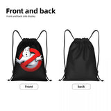 Ghost Buster Logo Drawstring Bags Women Men Portable Sports Gym Sackpack Supernatural Comedy Film Training Backpacks