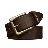 3.8CM Men High Quality Genuine Leather Belt Luxury