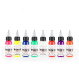 7 Colors Purple Light Tattoo Inks Professional Permanent