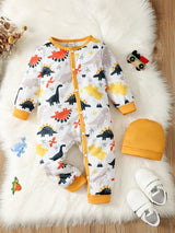 2022 New Baby Boys' Bodysuit Cute Cartoon One