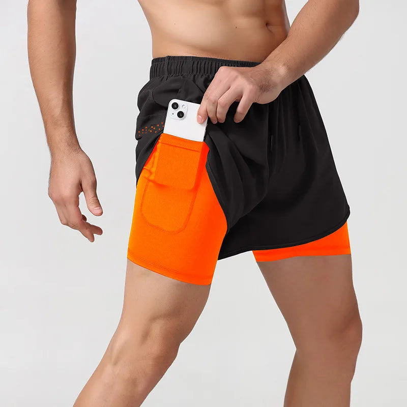Men Quick Dry Basketball Shorts Breathable Gym Running