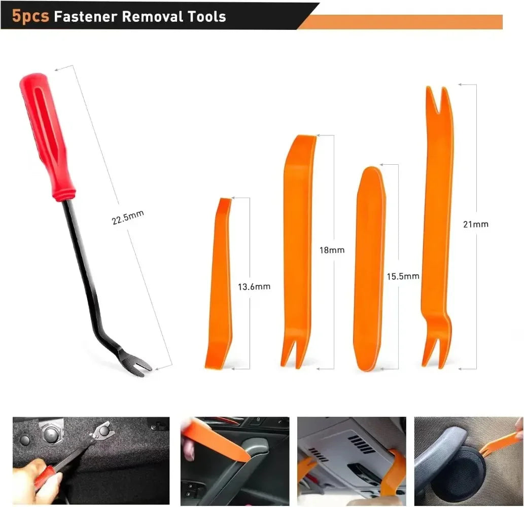 800pcs-100Pcs Car Fastener Clip Kit Fender Rivet Clips