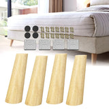 4pcs Cone Angled Furniture Legs Durable For Cabinet