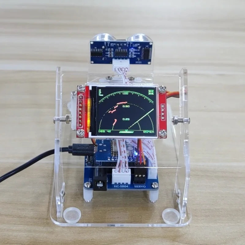 Acrylic Mini Radar Robot With TFT Small/Big Screen