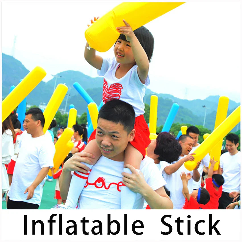 color inflatable balloon air stick children outdoor games