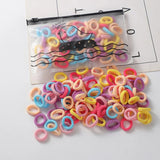 100Pcs/Lot Sweet Hair Band Girls Hair Ties Bows