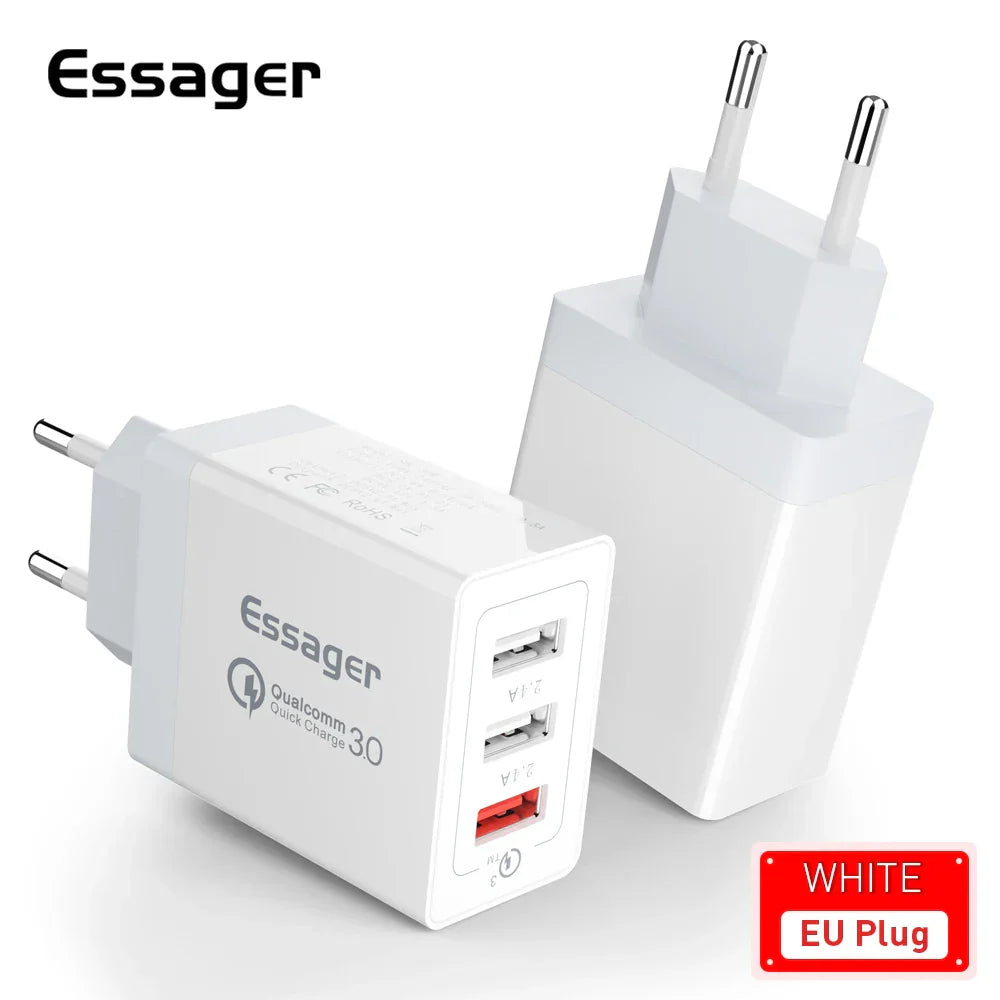 Essager 30W USB Charger Quick Charge 3.0 For