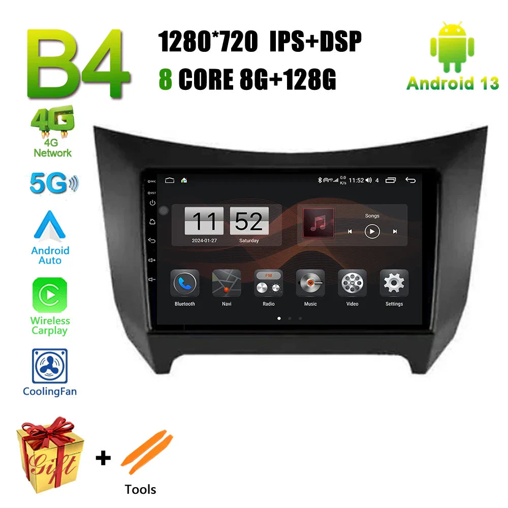 For Lifan Smily 320 2008 - 2015 Car Head Units Radio multimedia car android electronic accessories car intelligent systems 4G