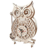3D DIY Wooden Puzzle Jigsaw Owl Pendulum Vintage